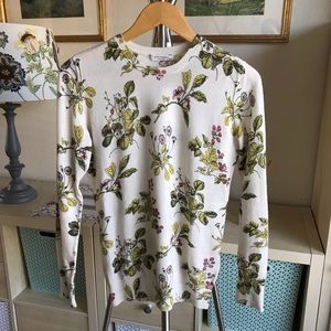 EQUIPMENT Shane Cashmere-Blend Floral Sweater